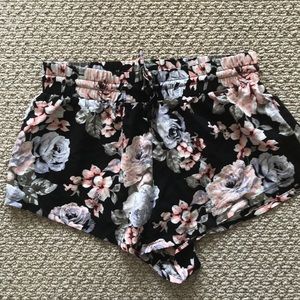 Floral shorts size small